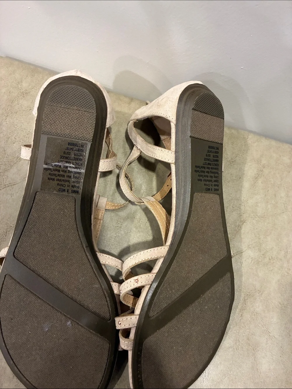 LC Lauren Conrad suede strappy